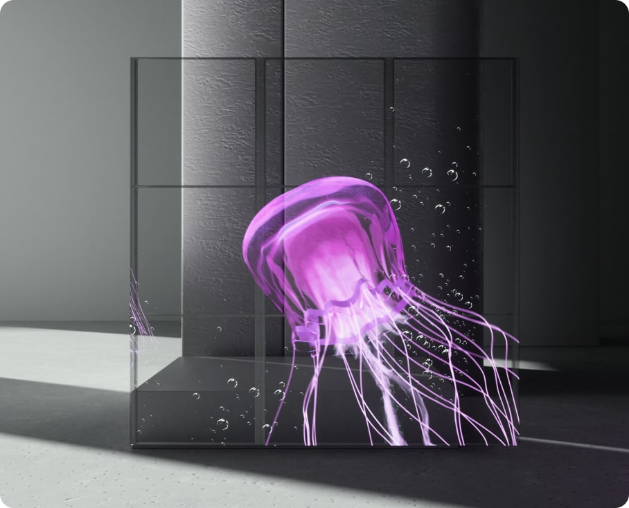 80% Transparency Display
